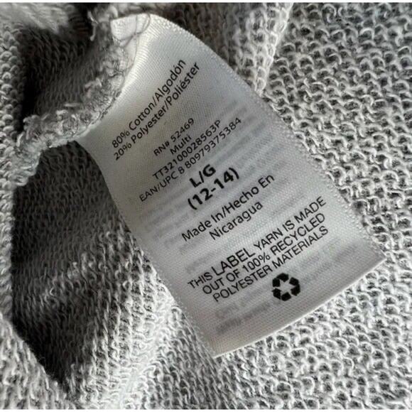 Green and Grey Camo Long Sleeve Crew Neck Sweater Size Large - Picture 9 of 10